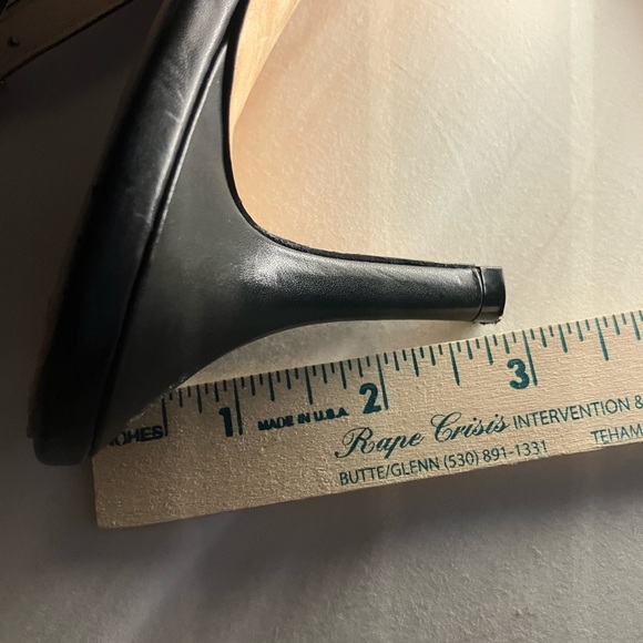 Cole Haan Black Slingback Heels - Picture 4 of 5
